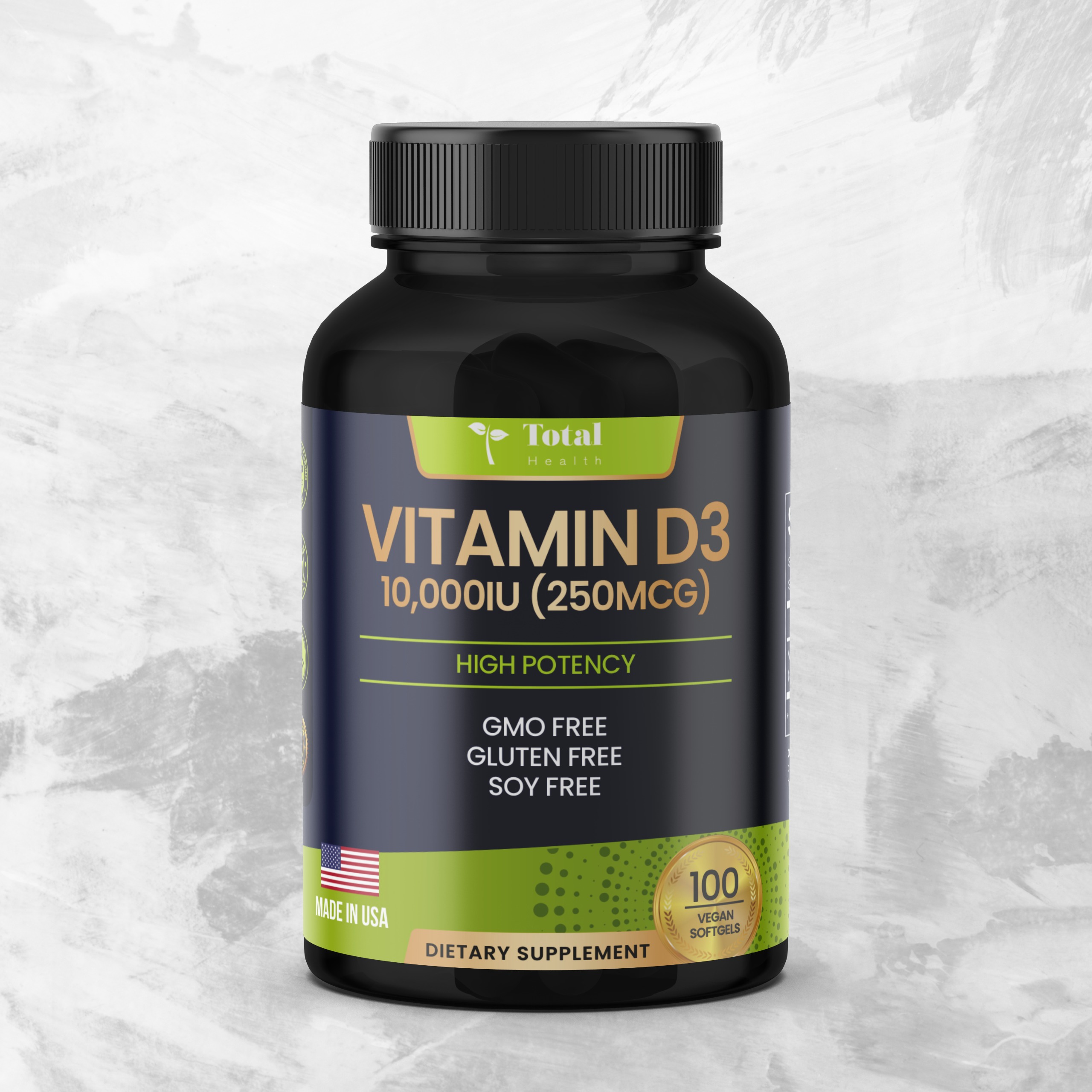 vitamina D3 * 250mcg  total health